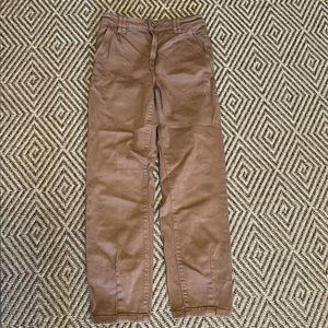 Sezane manu pantalon trouser, cafe rust color